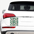 Floral Unicorn Pattern Print Car Sticker