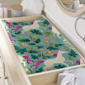 Floral Unicorn Pattern Print Changing Pad Cover