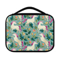 Floral Unicorn Pattern Print Classic Bible Case