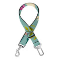 Floral Unicorn Pattern Print Dog Seat Belt