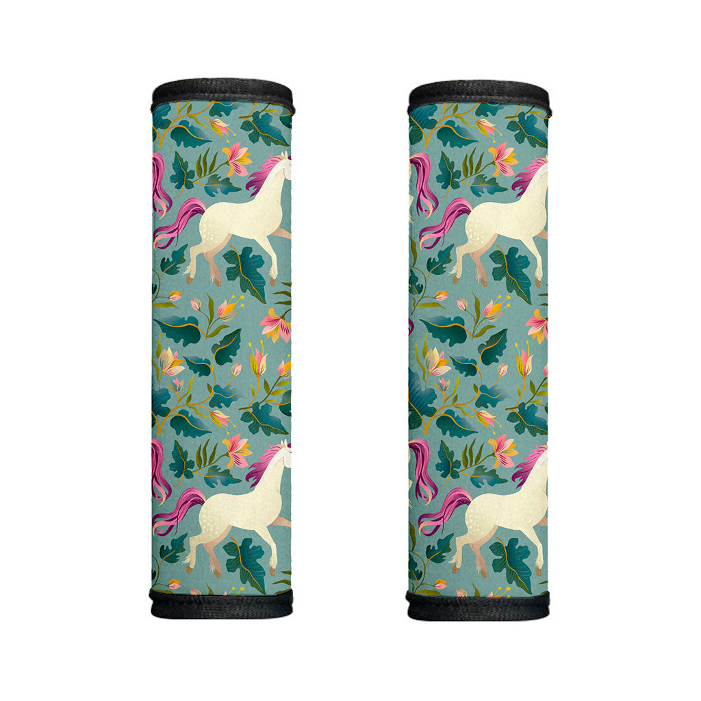 Floral Unicorn Pattern Print Handle Covers