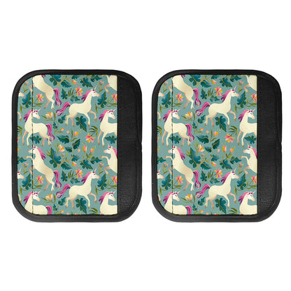 Floral Unicorn Pattern Print Handle Covers