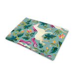 Floral Unicorn Pattern Print Pet Cooling Mat Cover