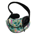 Floral Unicorn Pattern Print Pet Sling Carrier