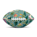 Floral Unicorn Pattern Print Rugby Ball