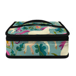 Floral Unicorn Pattern Print Small Lunch Bag