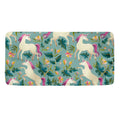 Floral Unicorn Pattern Print Towel