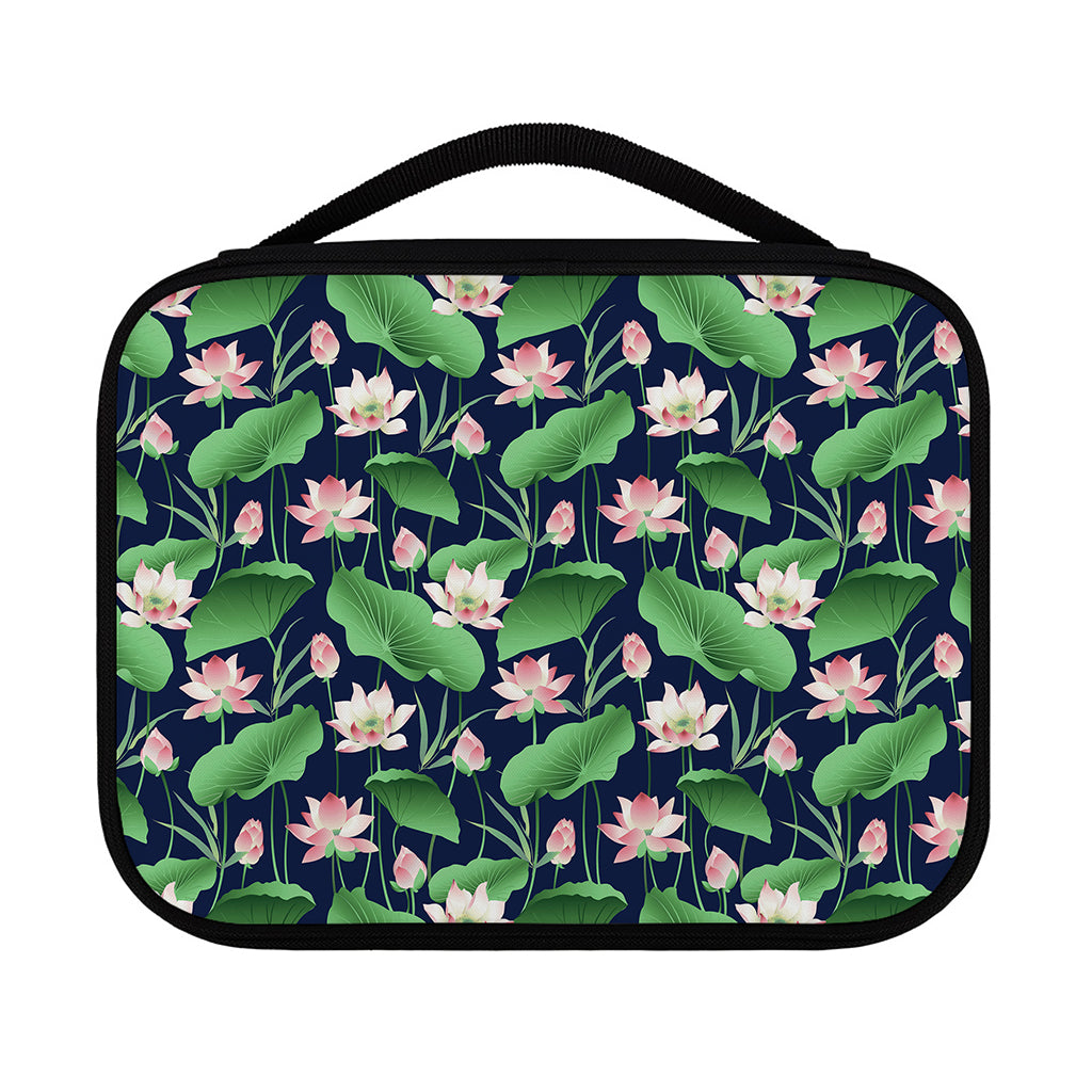 Flower And Leaf Lotus Pattern Print Classic Bible Case