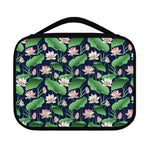 Flower And Leaf Lotus Pattern Print Classic Bible Case