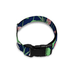 Flower And Leaf Lotus Pattern Print Dog Collar