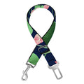 Flower And Leaf Lotus Pattern Print Dog Seat Belt