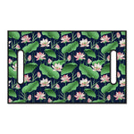 Flower And Leaf Lotus Pattern Print Golf Cart Seat Cover