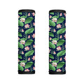Flower And Leaf Lotus Pattern Print Handle Covers