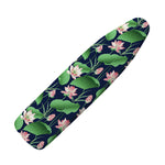 Flower And Leaf Lotus Pattern Print Ironing Board Cover