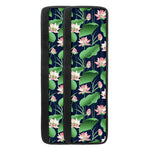 Flower And Leaf Lotus Pattern Print Refrigerator Handle Covers