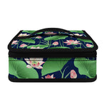 Flower And Leaf Lotus Pattern Print Small Lunch Bag