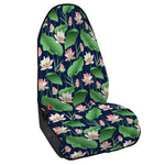 Flower And Leaf Lotus Pattern Print Waterproof Car Seat Cover