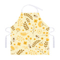 Flower Bee Pattern Print Adjustable Apron