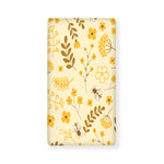 Flower Bee Pattern Print Baby Crib Sheet
