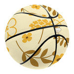 Flower Bee Pattern Print Basketball