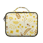Flower Bee Pattern Print Briefcase Bible Bag