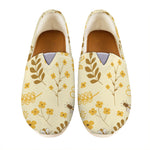 Flower Bee Pattern Print Casual Shoes
