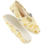 Flower Bee Pattern Print Casual Shoes