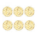 Flower Bee Pattern Print Coaster Set
