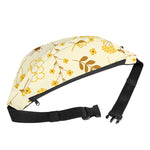 Flower Bee Pattern Print Fanny Pack