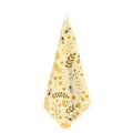 Flower Bee Pattern Print Hand Towel