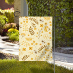 Flower Bee Pattern Print House Flag