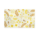 Flower Bee Pattern Print Polyester Flag