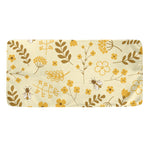 Flower Bee Pattern Print Towel