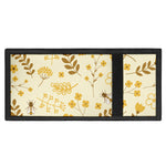 Flower Bee Pattern Print Trifold Wallet