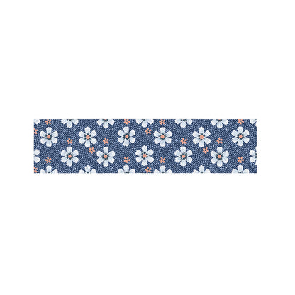 Flower Denim Jeans Pattern Print Bed Runner