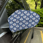 Flower Denim Jeans Pattern Print Car Side Mirror Covers