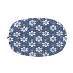 Flower Denim Jeans Pattern Print Car Side Mirror Covers