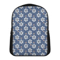 Flower Denim Jeans Pattern Print Casual Backpack