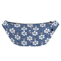 Flower Denim Jeans Pattern Print Fanny Pack
