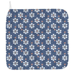 Flower Denim Jeans Pattern Print Hand Towel