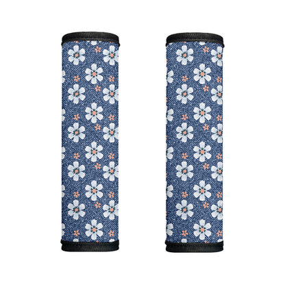 Flower Denim Jeans Pattern Print Handle Covers