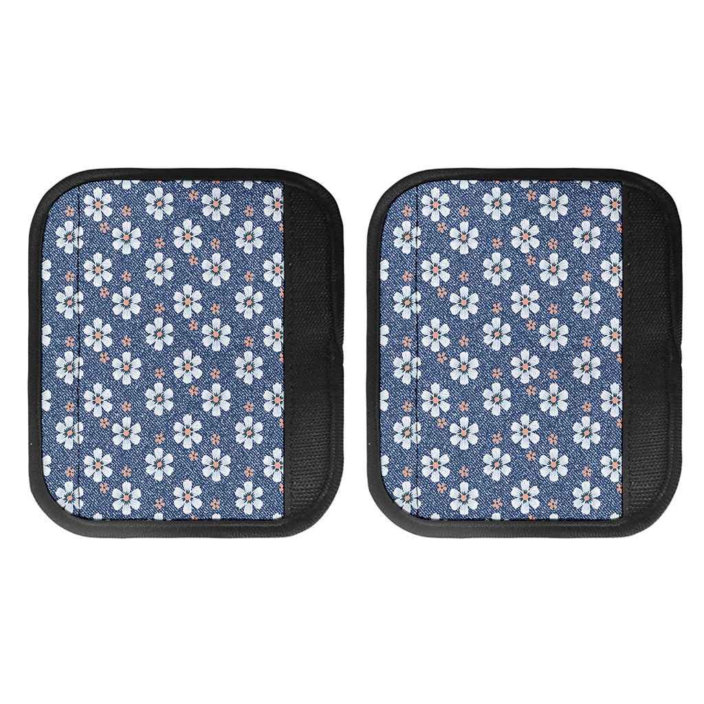 Flower Denim Jeans Pattern Print Handle Covers