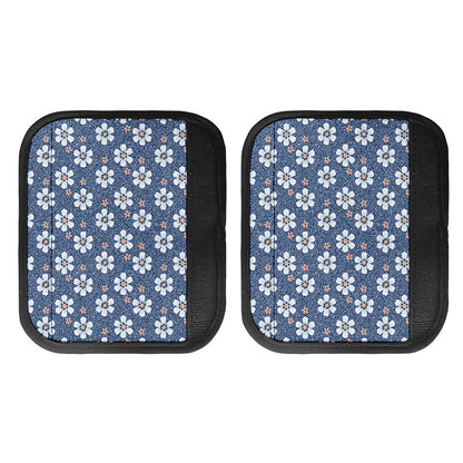Flower Denim Jeans Pattern Print Handle Covers