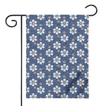 Flower Denim Jeans Pattern Print House Flag