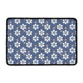 Flower Denim Jeans Pattern Print Kitchen Mat