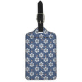 Flower Denim Jeans Pattern Print Luggage Tag