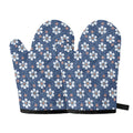 Flower Denim Jeans Pattern Print Oven Mitts