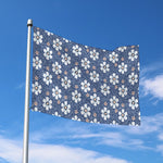 Flower Denim Jeans Pattern Print Polyester Flag