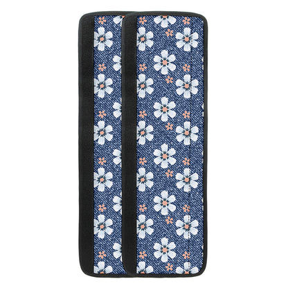 Flower Denim Jeans Pattern Print Refrigerator Handle Covers