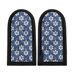 Flower Denim Jeans Pattern Print Skillet Handle Cover